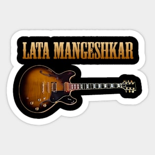 LATA MANGESHKAR BAND Sticker